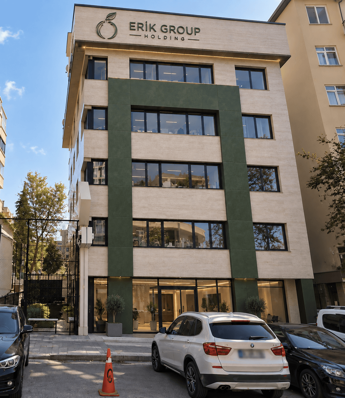 ERİK GROUP HOLDİNG kurumsal bina cephesi